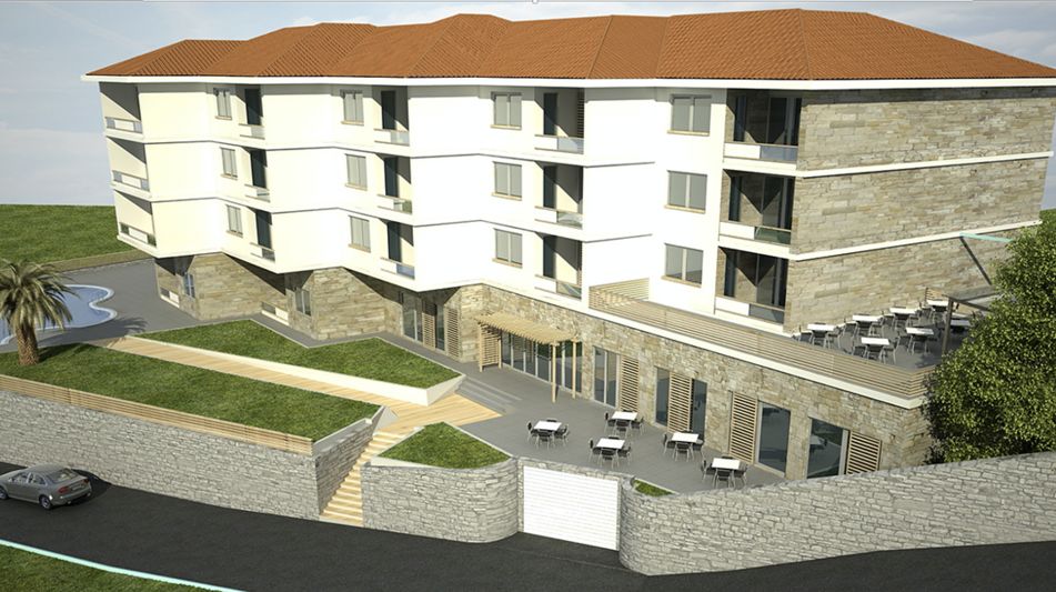 Земельный участок площадью 2381 кв.м. с видом на море, лот 1300