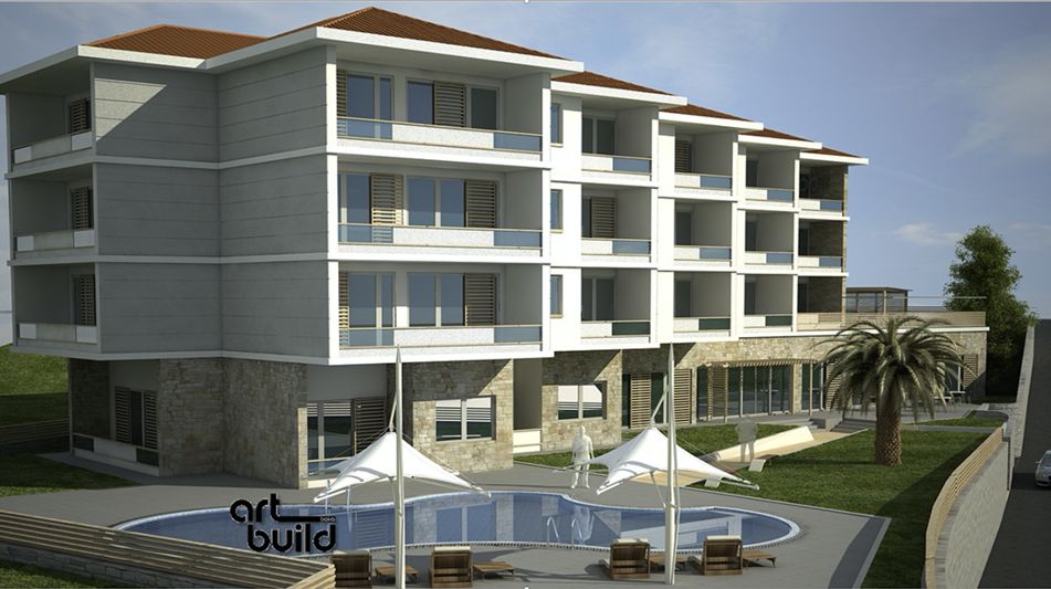 Земельный участок площадью 2381 кв.м. с видом на море, лот 1300