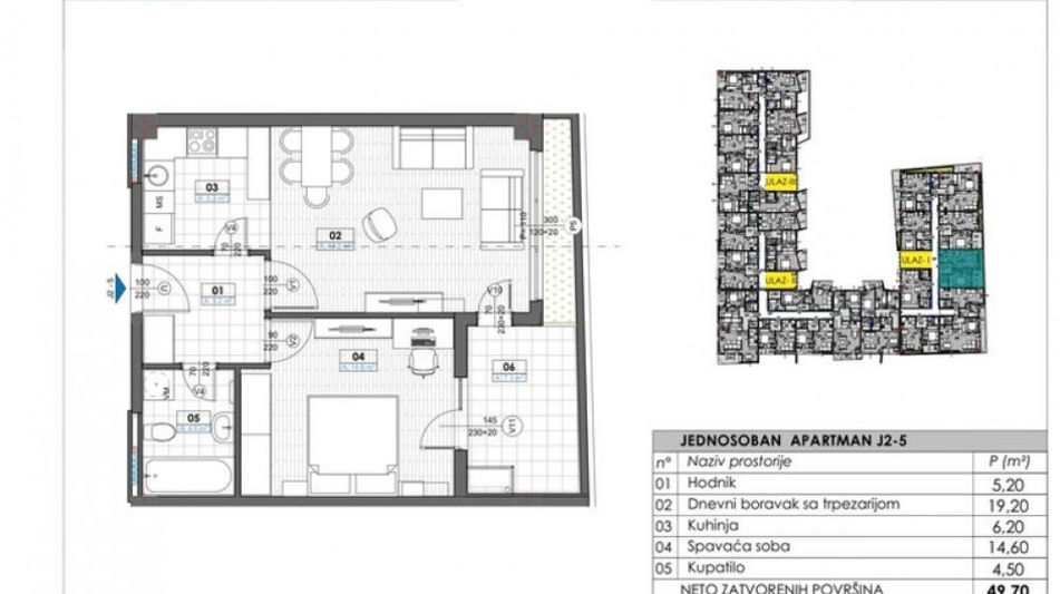 Квартира площадью 38 кв.м. с видом на море, лот 1286
