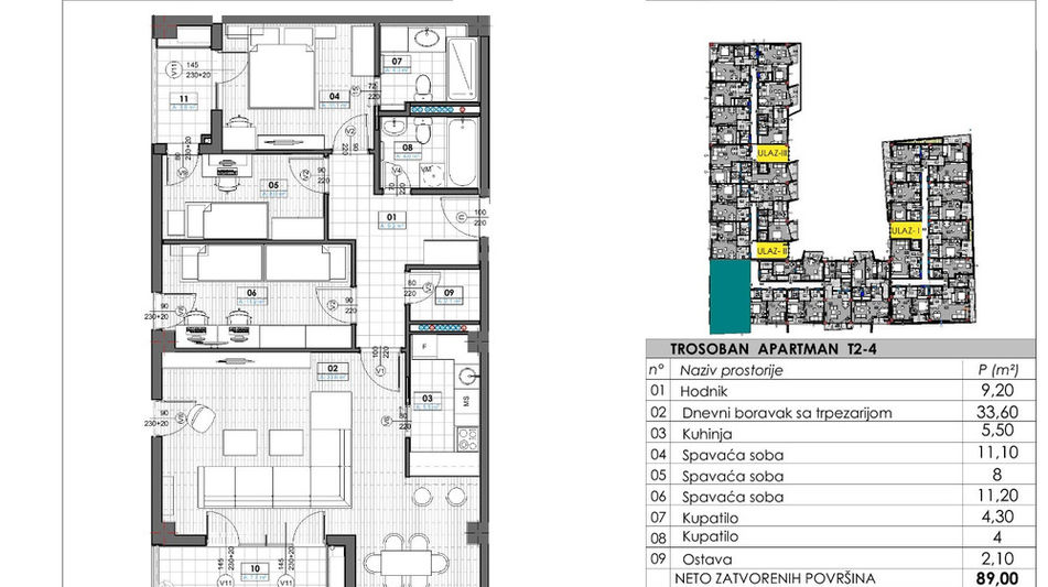 Квартира площадью 38 кв.м. с видом на море, лот 1286