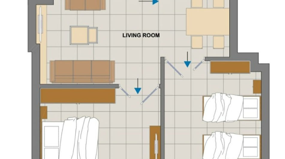 Квартира площадью 95 кв.м. с видом на море, лот 160