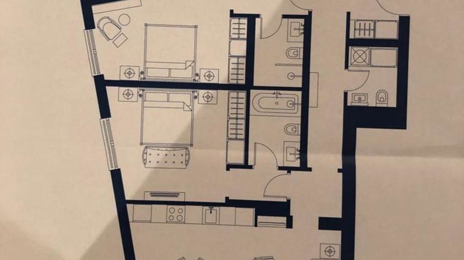 Квартира площадью 123 кв.м. с видом на море, лот 610