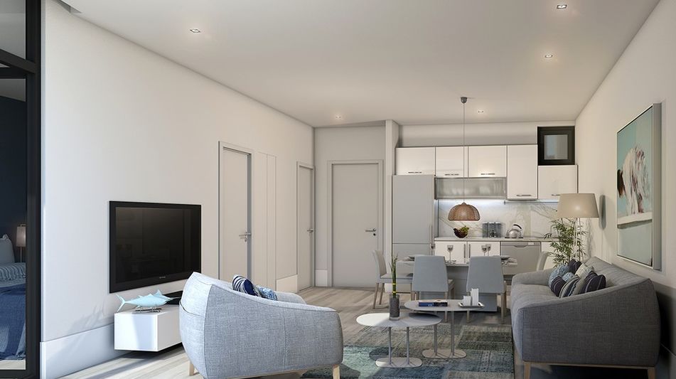 Квартира площадью 54 кв.м. с видом на море, лот 616