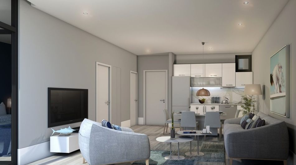 Квартира площадью 54 кв.м. с видом на море, лот 616