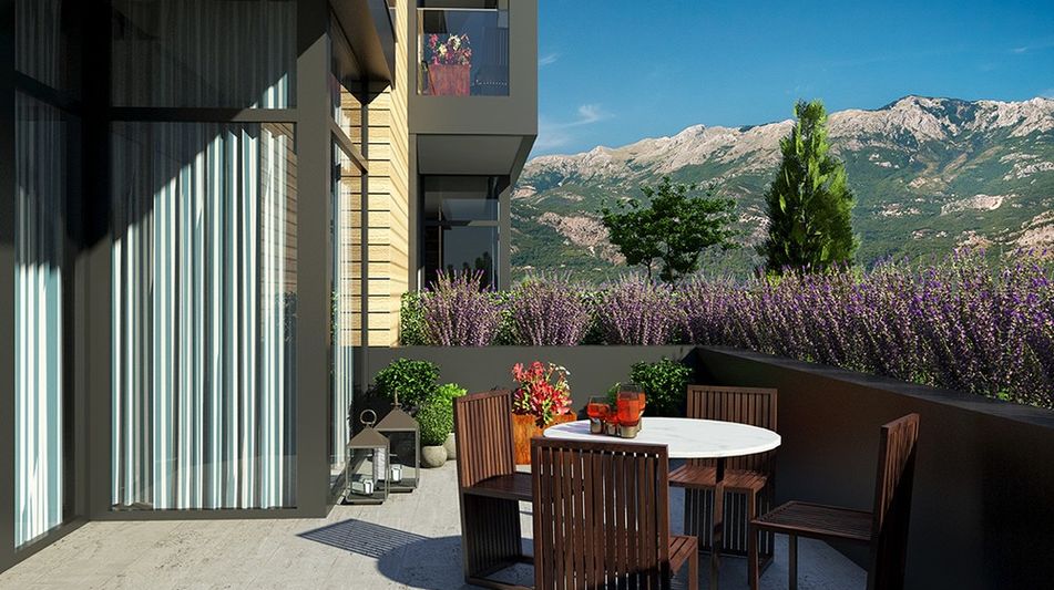 Квартира площадью 54 кв.м. с видом на море, лот 616