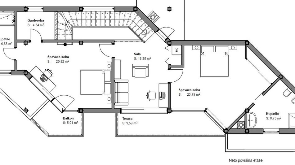 Дом площадью 240 кв.м. с видом на море, лот 626