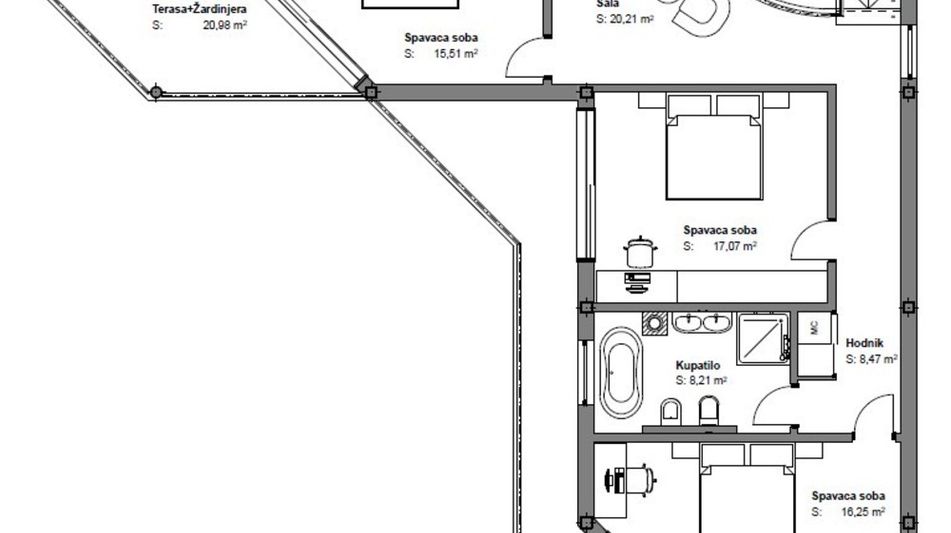 Дом площадью 280 кв.м. с видом на море, лот 627
