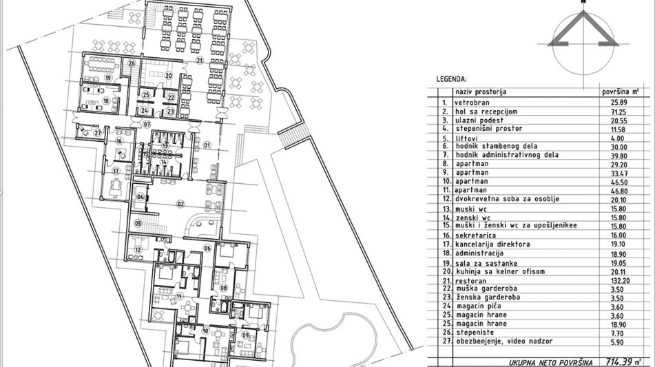 Земельный участок площадью 2381 кв.м. с видом на море, лот 1300